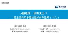 資金流向和中短線指標體系跟蹤（十八）：A股連陽，誰在發力？