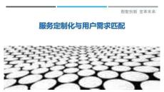 服務(wù)定制化與用戶需求匹配