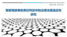 智能駕駛事故責任判定中的法律法規適應性研究