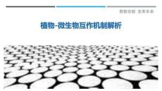 植物-微生物互作機制解析