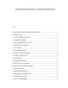 充電樁防雷技術(shù)升級(jí)與安全防護(hù)體系研究報(bào)告