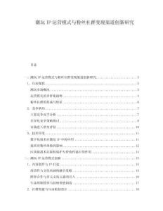 潮玩IP運營模式與粉絲社群變現渠道創新研究