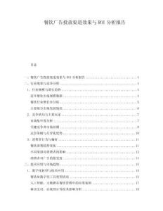 餐飲廣告投放渠道效果與ROI分析報告