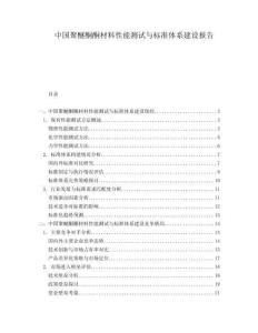 中國聚醚酮酮材料性能測試與標準體系建設報告