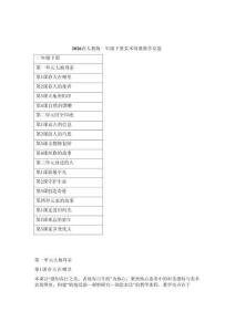 2026春人教版一年級(jí)下冊(cè)美術(shù)每課教學(xué)反思（附目錄）