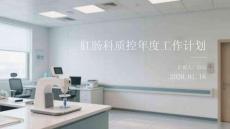 肛腸科質(zhì)控年度工作計(jì)劃