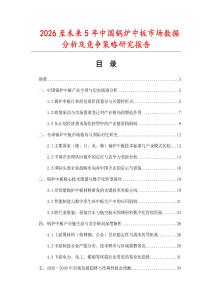 2026至未來5年中國鍋爐中板市場數(shù)據(jù)分析及競爭策略研究報告