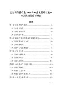 變色綢帶秀行業2026年產業發展現狀及未來發展趨勢分析研究