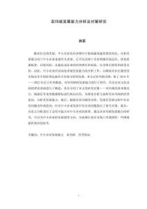 亞瑪頓發(fā)展能力及對(duì)策研究