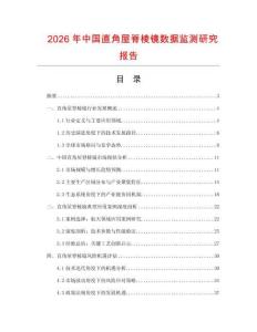 2026年中國(guó)直角屋脊棱鏡數(shù)據(jù)監(jiān)測(cè)研究報(bào)告