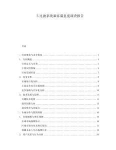 5過濾系統(tǒng)乘客滿意度調(diào)查報告