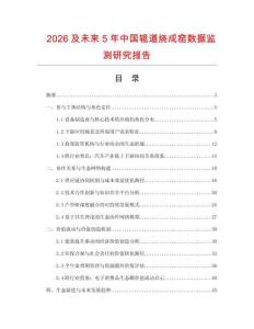 2026及未來5年中國輥道燒成窯數(shù)據(jù)監(jiān)測研究報(bào)告