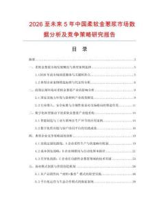 2026至未來5年中國柔軟金蔥漿市場數據分析及競爭策略研究報告