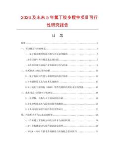 2026及未來5年氯丁膠多楔帶項(xiàng)目可行性研究報(bào)告