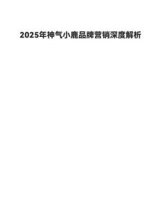 2025年神氣小鹿品牌營銷深度解析
