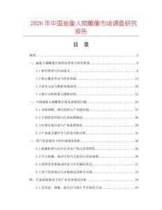 2026年中國(guó)抽象人物雕像市場(chǎng)調(diào)查研究報(bào)告