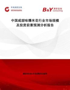 中國咸甜味爆米花行業(yè)市場規(guī)模及投資前景預(yù)測分析報告