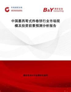 中國墨西哥式炸卷餅行業(yè)市場規(guī)模及投資前景預(yù)測分析報告