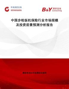 中國步槍扳機保險行業(yè)市場規(guī)模及投資前景預(yù)測分析報告