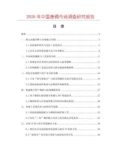 2026年中國唐俑市場調(diào)查研究報(bào)告