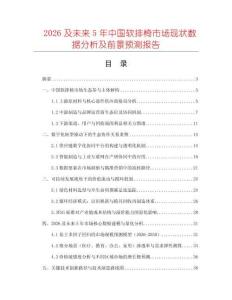 2026及未來(lái)5年中國(guó)軟排椅市場(chǎng)現(xiàn)狀數(shù)據(jù)分析及前景預(yù)測(cè)報(bào)告