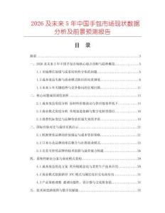 2026及未來5年中國手包市場(chǎng)現(xiàn)狀數(shù)據(jù)分析及前景預(yù)測(cè)報(bào)告