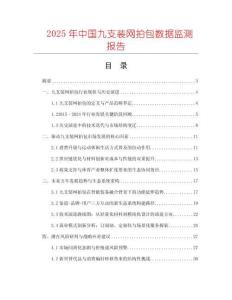 2025年中國九支裝網(wǎng)拍包數(shù)據(jù)監(jiān)測報告