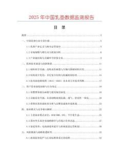 2025年中國(guó)乳墊數(shù)據(jù)監(jiān)測(cè)報(bào)告