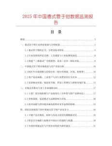 2025年中國(guó)德式管子鉗數(shù)據(jù)監(jiān)測(cè)報(bào)告