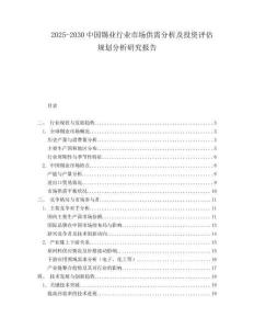 2025-2030中國錫業(yè)行業(yè)市場供需分析及投資評估規(guī)劃分析研究報告