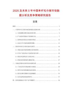 2025及未來5年中國單桿毛巾架市場數(shù)據(jù)分析及競爭策略研究報(bào)告