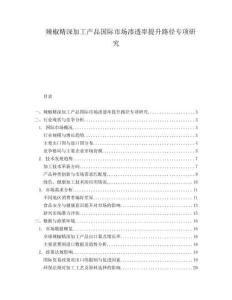 辣椒精深加工產(chǎn)品國際市場滲透率提升路徑專項研究