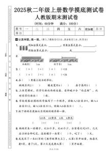 25數二上數學人教版期末押題卷5套