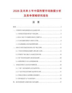 2026及未來5年中國熱管市場數(shù)據(jù)分析及競爭策略研究報(bào)告