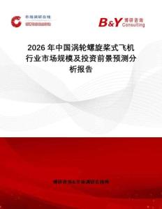 2026年中國渦輪螺旋槳式飛機行業(yè)市場規(guī)模及投資前景預測分析報告