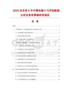 2026及未來5年中國色釉小勺市場數(shù)據(jù)分析及競爭策略研究報告