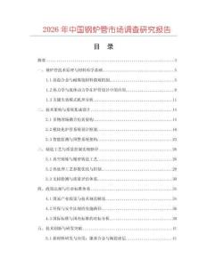 2026年中國鋼爐管市場調查研究報告