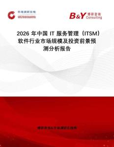 2026年中國IT服務(wù)管理（ITSM）軟件行業(yè)市場規(guī)模及投資前景預(yù)測分析報(bào)告