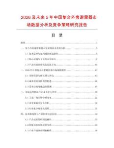 2026及未來5年中國復(fù)合外套避雷器市場數(shù)據(jù)分析及競爭策略研究報告