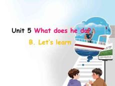 英語六上5B  learn 課件