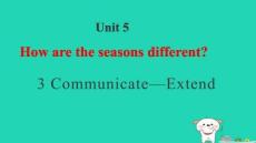 2025秋四年級英語上冊Unit5Communicate_Extend習題pptx課件滬教版