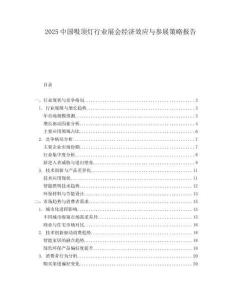 2025中國吸頂燈行業(yè)展會經(jīng)濟(jì)效應(yīng)與參展策略報告