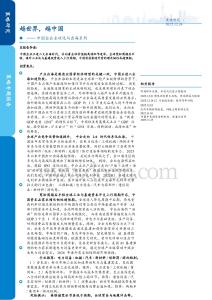 中國企業全球化與出海系列一：越世界，越中國-