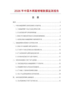 2026年中國木柄敲銹錘數據監測報告