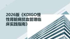 2026版《KDIGO慢性腎臟病貧血管理臨床實踐指南》