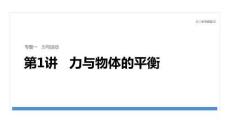 2026屆高三物理二輪復習課件：專題一　第1講　力與物體的平衡