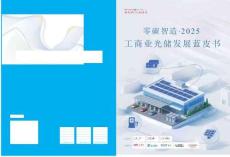 光儲行業：零碳智造·2025工商業光儲發展藍皮書