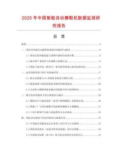 2025年中國智能自動擦鞋機數據監測研究報告