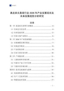 真皮床頭靠背行業(yè)2026年產(chǎn)業(yè)發(fā)展現(xiàn)狀及未來發(fā)展趨勢(shì)分析研究