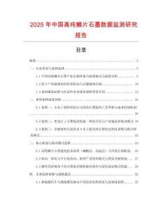 2025年中國高純鱗片石墨數(shù)據(jù)監(jiān)測研究報告